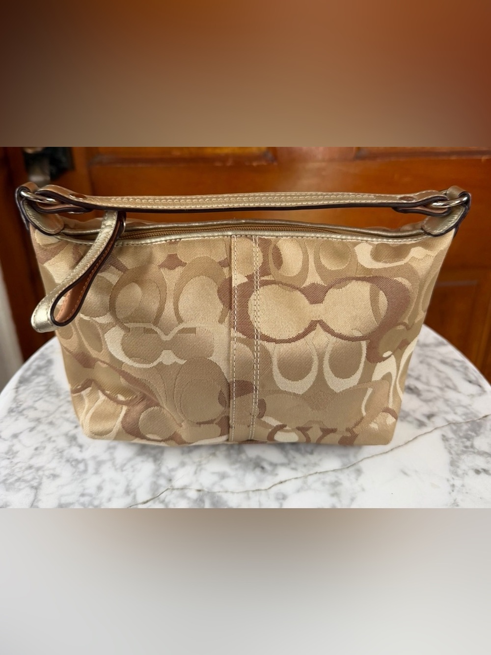 Coach Optic Signature SoHo Bag #Mo53-488